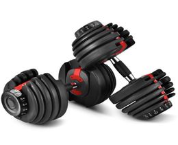 Adjustable Dumbbell 2524kg Fitness Workouts Dumbbells Weights Build Your Muscles Outdoor Sports Fitness Equipment Sea transport 3488249