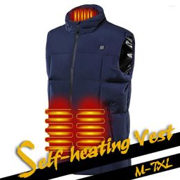 Hunting Jackets GOBYGO 9 Places Heated Vest Unisex Winter Thermal Jacket Usb Clothing Camping Climbing Sportswear Coat