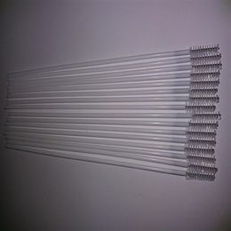 16cm 5mm 100 Pcs Pack Stainless Steel Wire Plastic Handle Straw Cleaner Cleaning Brush Straws Cleaning Brush Bottle Brush2653