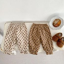 Trousers Autumn Winter Baby Striped Infant Boy Big Pp Pants Children Casual Toddler Girl Harem 6 9 12 18 24 M