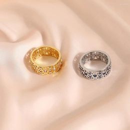 Cluster Rings Euro-American 2023 Personality Vintage Trendy Minimalist ECO Brass Zircon For Women Girls Party Jewelry Sale