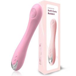 G-point vibrator soft and cute vibrating 10 frequency stick stimulating female masturbator adult sex toy 231129