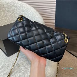 Women's chain bag luxury single shoulder crossbody bag top diamond Cheque designer square new handbag purse