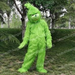 Halloween Green Devil Mascot Costumes High Quality Cartoon Theme Character Carnival Adults Size Outfit Christmas Party Outfit Suit For Men Women