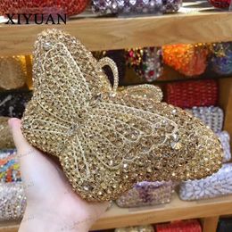 Evening Bags Women Butterfly Women rhinestones Day Clutches Bag Small Chain Shoulder bag Handbags Wedding Bridal Evening Bags For Party Purse T231214