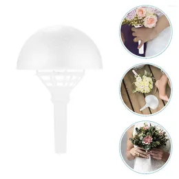 Decorative Flowers 1 Set DIY Bouquet Holder Foam Floral Handle For Arrangement