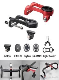 3 in 1 Bicycle Computer Mount Holder Headlight Clamp Bike Handlebar Extension Bracket Adapter for GARMIN Edge GPS for Gopro Hero a3336722