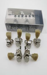 1 Set 3R3L Nickel Locking String Vintage Deluxe Electric Guitar Machine Heads Tuners Guitar Tuning Pegs8775823