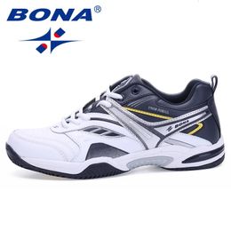 Dress Shoes BONA Classics Style Men Tennis Shoes Lace Up Men Sport Shoes Top Quality Comfortable Male Sneakers Shoes Fast 231213