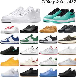 running shoe with box casual shoes men af 1 low sports sneakers tripe white black sup wheat men low unisex forces classic AF 1 euro airs high mens trainers big size 36-47