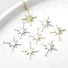 Charms 10pcs Alloy PlatingShiny Mini Star Pendant DIY Handcraft Waterproof Women's Fashion Jewellery Accessory