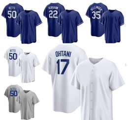 17 Ohtani baseball jerseyS 17 OHTANI 50 BETTS 22 KERSHAW 7 URIAS 35 BELLINGER 5 FREEMAN yakuda local Customised dhgate Discount Design Cool Base Jersey