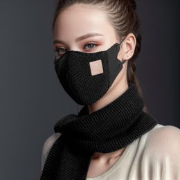 winter light luxury mask scarf gift fashion three-dimensional face protection breathable outdoor riding windproof cold warm mask scarf