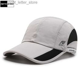 Ball Caps NORTHWOOD Brand Summer Quick Drying Baseball Hats for Men Women Bone Casquette Sports Cap Breathable Sun Mesh Hat YQ231214