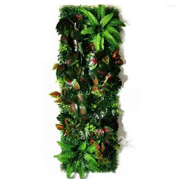 Decorative Flowers Artificial Plants Grass Lawn Wall Panel Boxwood HedgeEucalyptus Greenery Backdrop Suitable For Outdoor Indoor Garden 40
