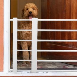 Safety Gates Baby Gate For Stairs Indoor Low Retractable Puppies Pets Child With 2 Non Slip Pads 231213