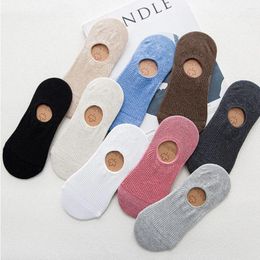 Women Socks Invisible Short Woman Sweat Summer Comfortable Cotton Bamboo Girl Women's Boat Ankle Low Female 2pair 4pcs