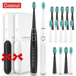 Toothbrush Recommended professional sonic electric toothbrush with 5mode gum protection rechargeable waterproof toothbrush box as a gift 231214