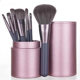 Makeup Brushes Eyebrow Foundation Blush Tool Beauty With Brochas Eyeshadow Professional High-End Set Bucket Powder 7pcs