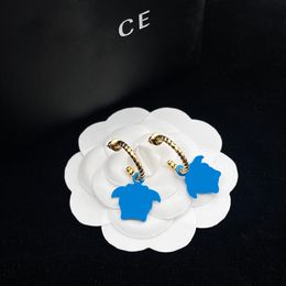 Designer-Ohrringe für Damen, Luxus-Schmuck, Charm-Gold-Ohrstecker, Damen-Ohrstecker, Vintage-Ohrring, Mädchen-Ohrstecker, Creolen-Ohrring, Geschenk, 3 Farben, 2312143D