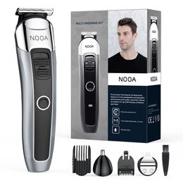 Hair Trimmer NOOA Professional Electric Clipper For 3 IN 1 UBS Rechargeble Create Hairstyle Safety 231214