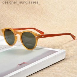 Sunglasses Gregory Peck Vintage Clear Sunglasses Designer men women Sunglasses OV5186 Polarized sun glasses OV 5186 with Original caseL231214