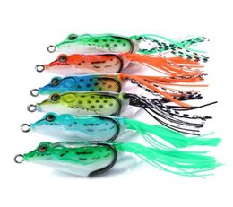 66pcs Soft Tube Bait Plastic Fishing Lures Frog Lure Treble Hooks Mini Frog Lure Bait 55CM 128G Artificial Soft Bait12845141782480