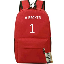 Alisson Becker backpack Goalkeeper day pack Football Goalie school bag Soccer packsack Print rucksack Sport schoolbag Outdoor daypack