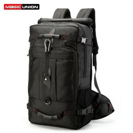 MAGIC UNION 20 inch Men Backpack Travel Bag Large Capacity Versatile Utility Mountaineering Multifunctional Waterproof Backpacks C256c
