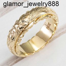 Hawaiian rings 14k gold plated rings for women plumeria flower rings Jewellery for Guam Samoa Jewellery