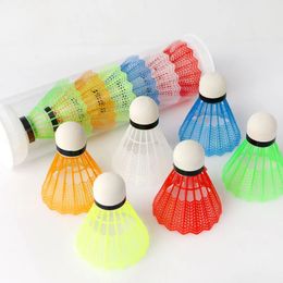 Badminton Shuttlecocks 12PCS Colourful Balls Portable Travel Out Products Sport Training Outdoor Supplies 231213