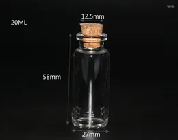 Bottles 50pcs 27 58mm Glass With Cork Craft Bottle Jars Wedding Gift 20ml Empty Containers Wish Decor