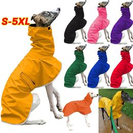 Dog Apparel Warm Jacket Waterproof Whippet Coat Winter Adjustable Greyhound Clothes Fleece Italian 231213
