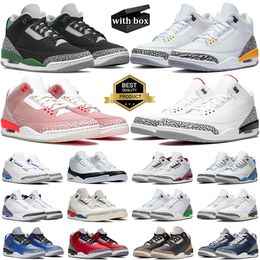 With Box men women basketball shoes White Black Pine Green Free Throw Line Cardinal Red Black Cement Varsity Royal mens sports sneaker