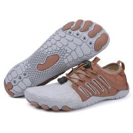 Water Shoes Men Women Water Shoes Barefoot Five Fingers Aqua Swimming Shoes Breathable Hiking Wading Beach Outdoor Upstream Sneakers 231213