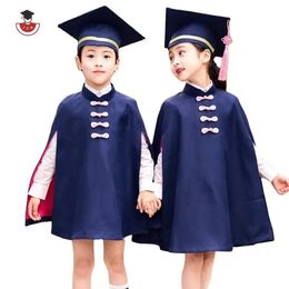 Kindergarten Bachelor's Uniforms Children's Doctoral Uniforms Graduation Clothing Primary School Students Graduation Dress