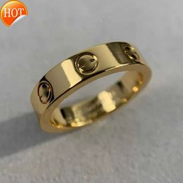 Original Dafu engrave 6mm diamond LOVE Ring 18K Gold Silver Rose 316L Stainless Steel Rings Women men lovers wedding Jewellery Lady Party 6 7 8 9 10 11 12 big USA size