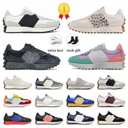 new balance327 women new balance 327 sea salt turtledove moonbeam outerspace munsell white green blue【code ：l】black gum mens womens designer sneaker trainers dhgate