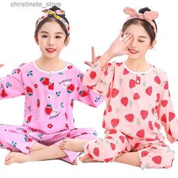 Pajamas Girls Pajamas Set Summer Homewear Teenage Sleepwear Cute Thin Pijamas Boys Pyjamas For Kids Children's Day Gift Baby Night Suits