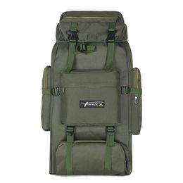 Backpack 70L Outdoor Bags Molle Military Army Tactical Backpacks Rucksack Sports Bag Waterproof Camping Hiking Climbing Travel314V