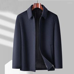 Giacche da uomo Commercio estero Cappotto autunnale Risvolto Giacca da lavoro corta Abbigliamento formale