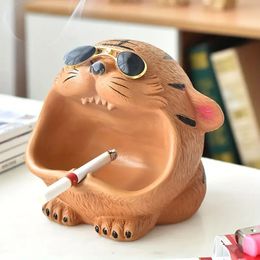 1pc, Ashtray, Cartoon Animal Ashtray, Household Decorative Astray, Ashtrays For Home, Hotel, Bar, Office, Fancy Gift For Men Women, Christmas Gifts