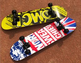 Wholesale Modern Design Double Rocker Skateboard Northeast Maple 7-Floor for Adults and Children Made from PU Material