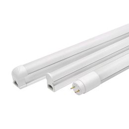 LED Tube T8 T5 Fixtures Bracket 10w 60cm 120CM 2Feet Fluorescent Light Tube Lamp Warm Cold White Red Blue 600mm T8 Tube Lighting