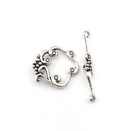 50 Sets Antique Silver Zinc Alloy OT Toggle Clasps For DIY Bracelets Necklace Jewellery Making Supplies Accessories F-69194l