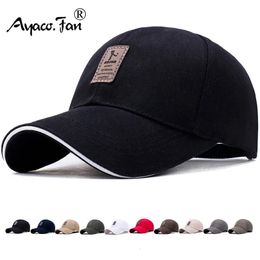 Ball Caps Men Structured Baseball Cap Solid Cotton Spring Autumn Women Label Stick Sunhat Outdoor Hip Hop Hat Casquette 231213