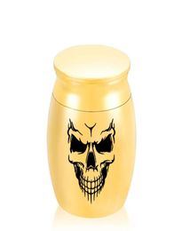 Skull Mini Cremation Urns Funeral Urn for Ashes Holder Small Keepsake Memorials Jar 30 x 40 mm1914816