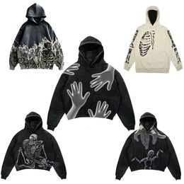 Men's Hoodies Sweatshirts Y2k Hoodies For Women And Men Winter Anime Sweatshirts Essentials Oversized Korean Fashion Pullovers Grunge Jackets Streetwear 231213