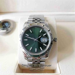 Mint Green Dial Mens Watch CLEAN Factory 41mm Datejust 126334 Watches 904L Steel Jubilee Bracelet CAL 3235 Movement Mechanical Aut217x