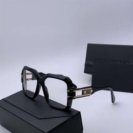 Square Eyeglasses Frame for Men 623 Black Gold Full Rim Optical Frame 57mm gafas de sol Fashion Sunglasses Glasses Frames Eyewear 1878